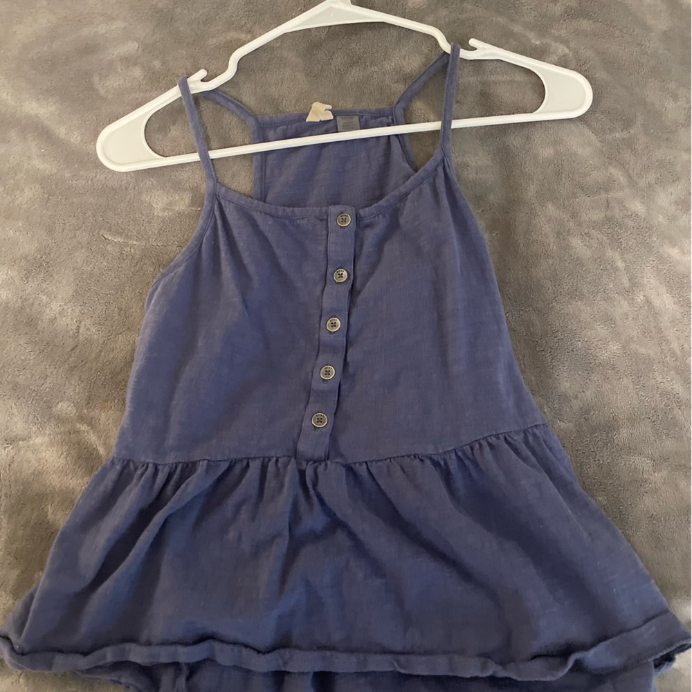 navy roxy tank top